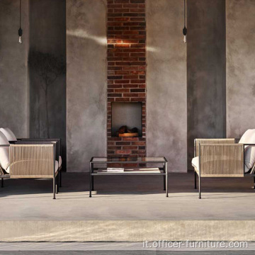 Courtyard Balcony Terrazza per il tempo libero di divano all&#39;aperto